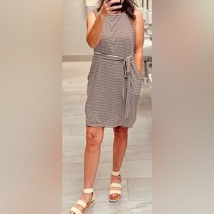Striped Sleeveless Dress-Sz 8